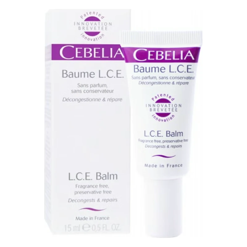 セベリア バーム L.C.E. の原品（15ml）。箱とチューブ